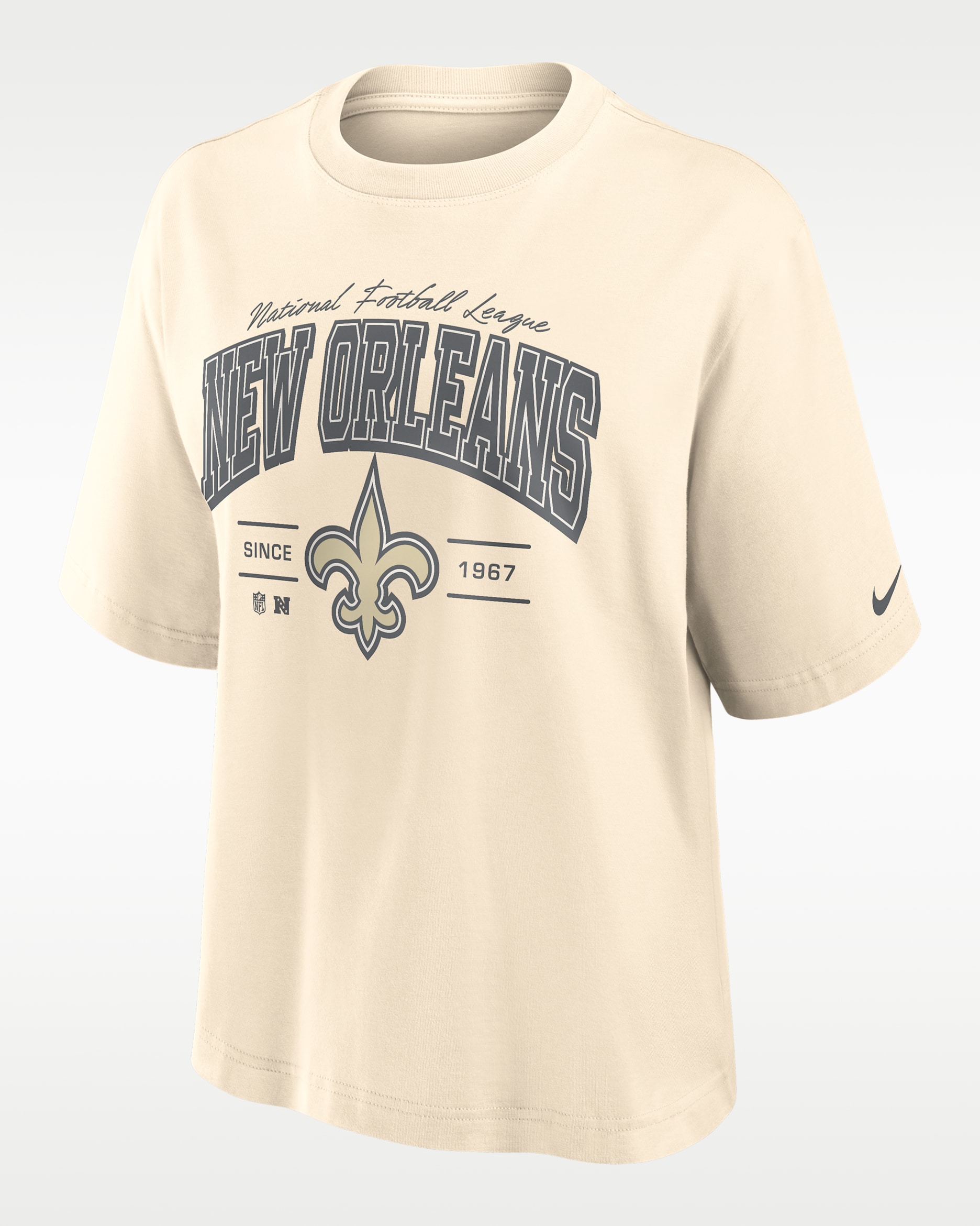 New Orleans Saints Vintage Mod Boxy Women's Nike NFL T-Shirt. Nike.com
